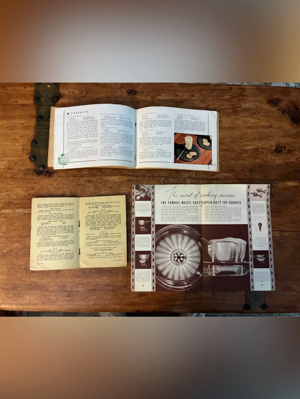 6  - Vintage 1930-40’s Recipe and Promotional Booklets